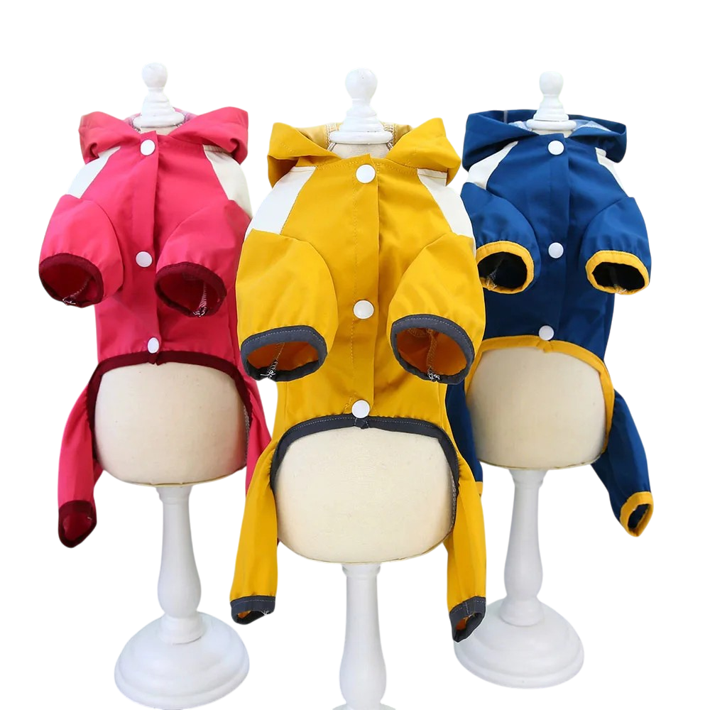Waterproof Pet Raincoat with Hood