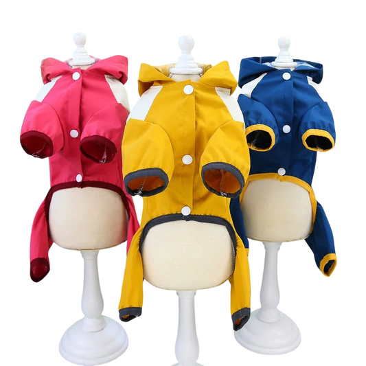 Waterproof Pet Raincoat with Hood