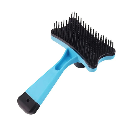 Dog & Cat Grooming Brush with Self-Cleaning Bristles