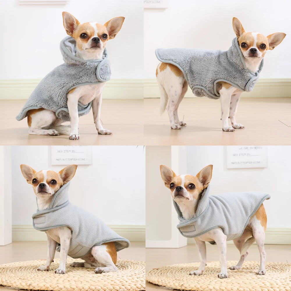 Warm Winter Reversible Dog Jacket