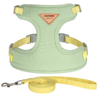 Mesh Harness with Leash Set | Soft 3-Layer Pet Vest and Lead for Cats and Dogs