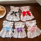 Dog Dress with Bowknot | Summer Pet Clothes