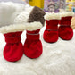 Dog Snow Boots with Anti-Slip Sole