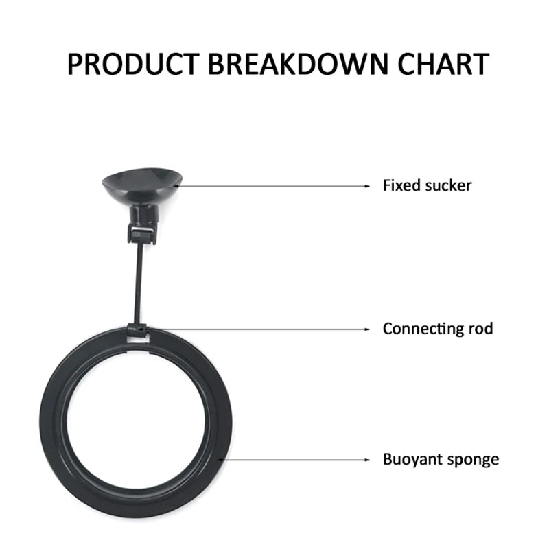 Fish Tank Feeding Ring Feeder | Floating Square and Circular Fish Food Feeder for Aquariums