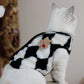 Plaid Fleece Cat Coat
