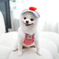 Cartoon Pet Harness Leash Sun Hat Set