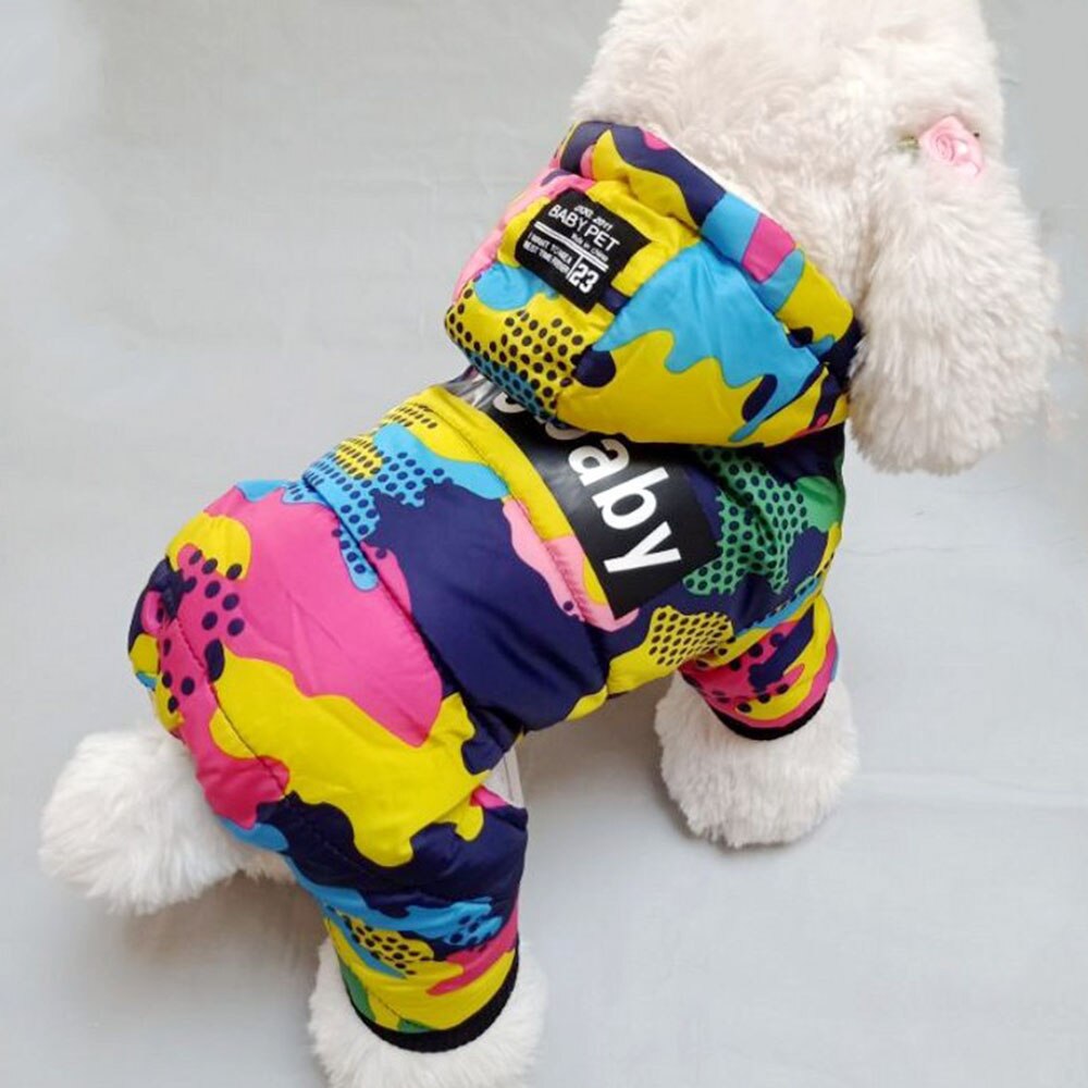 Thick Winter Hoodie | Warm & Windproof Pet Clothes for Dogs and Cats