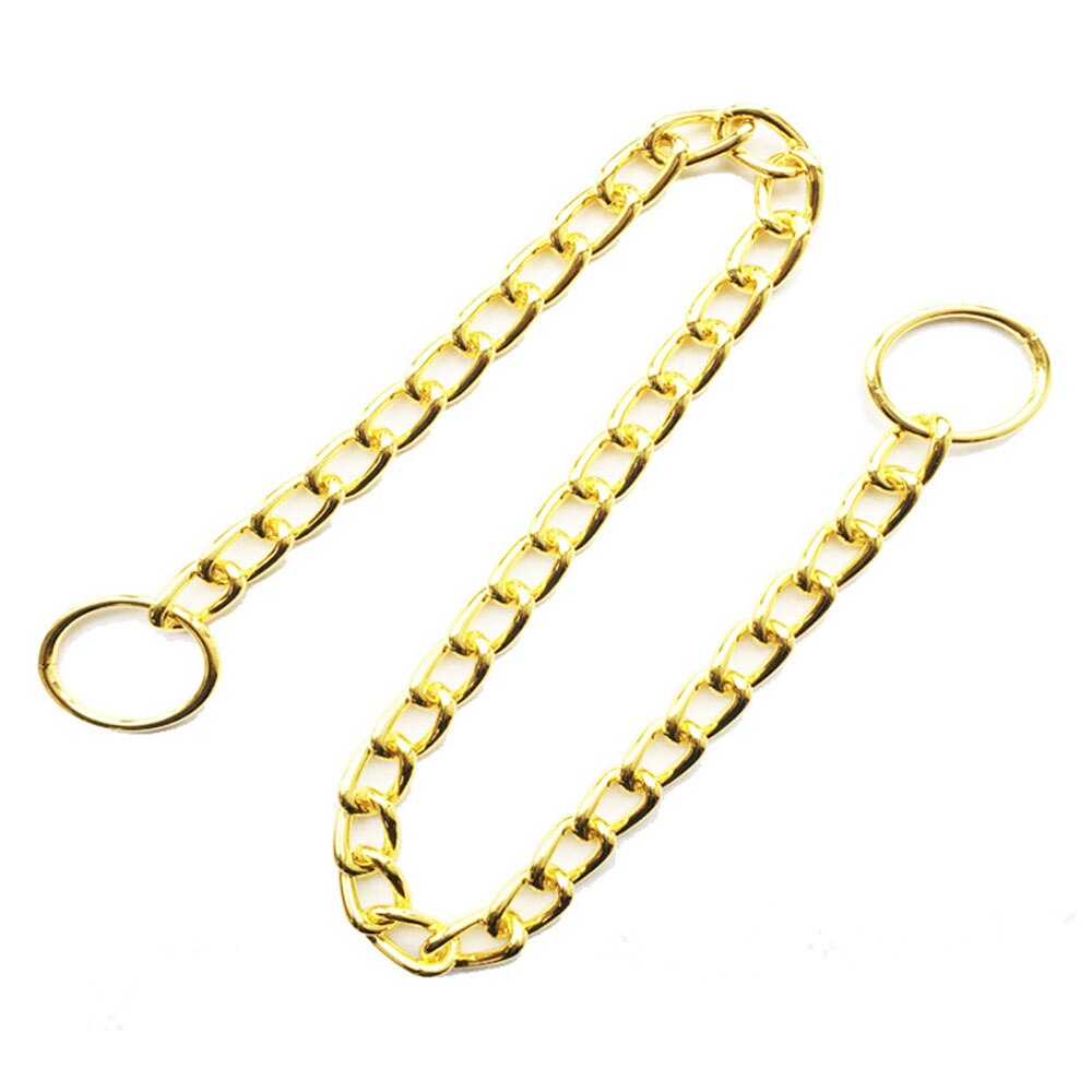 Metal Chain Dog Collar | Strong Slip Choke Collar for Small, Medium, and Large Dogs