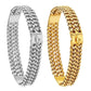 Gold & Silver Cuban Link Dog Collar
