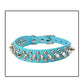 Spiked Dog Collar with Mushroom Rivets