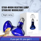 Star-Moon Heating Lamp | Nighttime Infrared Heat Source for Reptiles | 35W, 50W, 75W, 100W