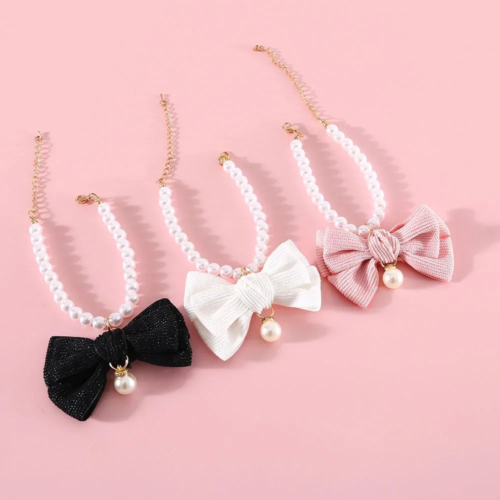 Pearl Necklace for Small Pets