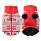 Winter Pet Dog Jacket with D-ring | XS-2XL