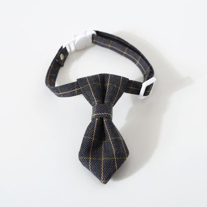 Adjustable Pet Bow & Neck Tie Collar