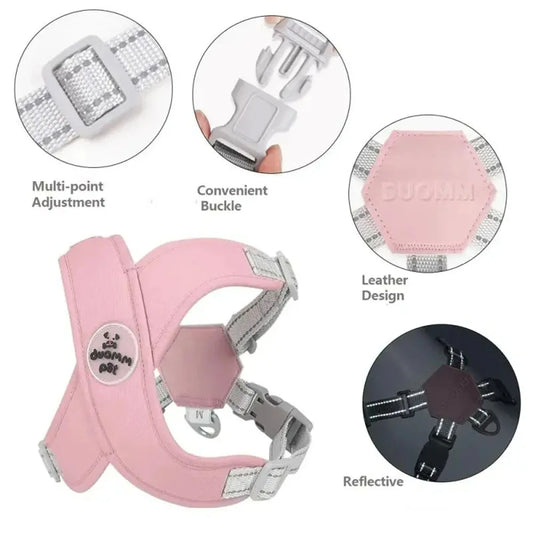 Dog Harness & Leash Set | Reflective & Breathable