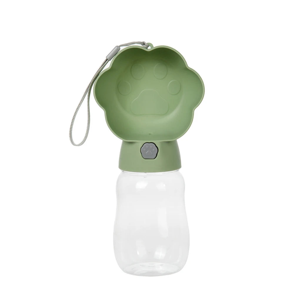 2 in 1 Dog Water Bottle with Food Container