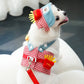Cartoon Pet Harness Leash Sun Hat Set