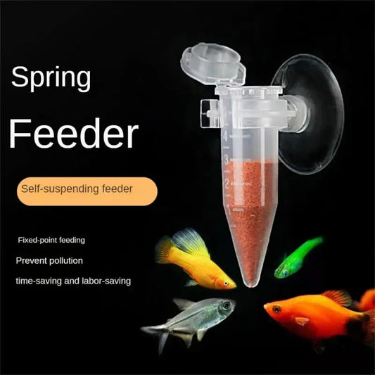 Self-Suspending Shrimp Egg Feeder | Clean Tanks