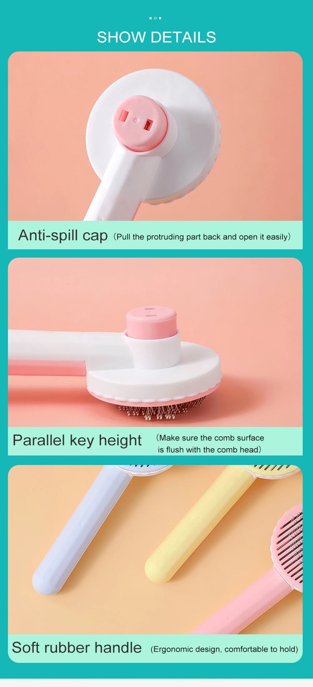 Self Cleaning Pet Brush
