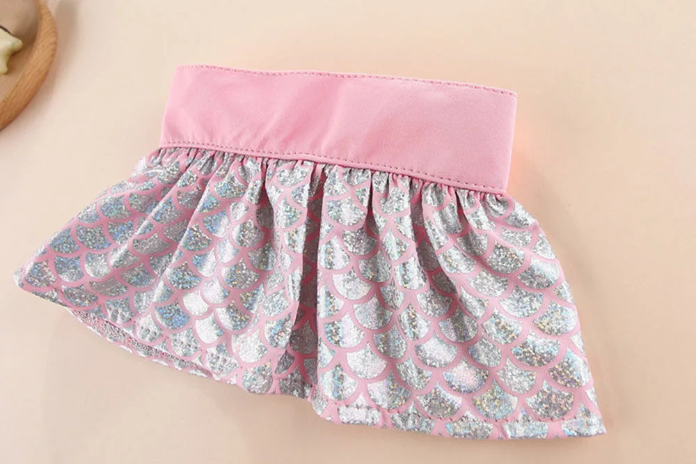 Cute Summer Dress Set for Small Dogs