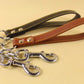 Heavy Duty Chain Dog Leash with PU Handle