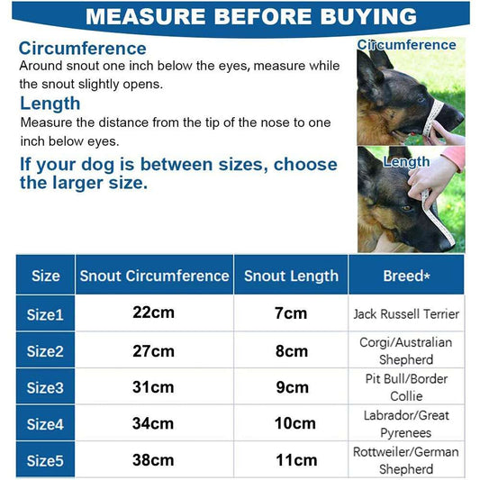 Adjustable Reflective Dog Basket Muzzle | Soft Padded, Anti-Biting, Air Mesh, Black | Drinkable Design