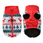 Winter Pet Dog Jacket with D-ring | XS-2XL