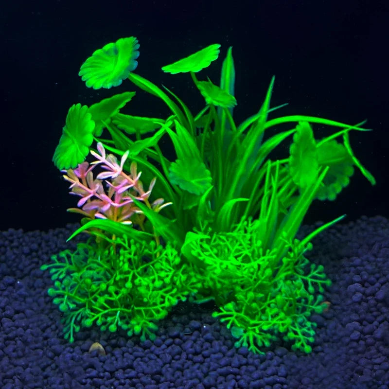 Plastic Aquarium Plants | Pollution-Free Simulated Aquatic Plants for Fish Tank Landscaping