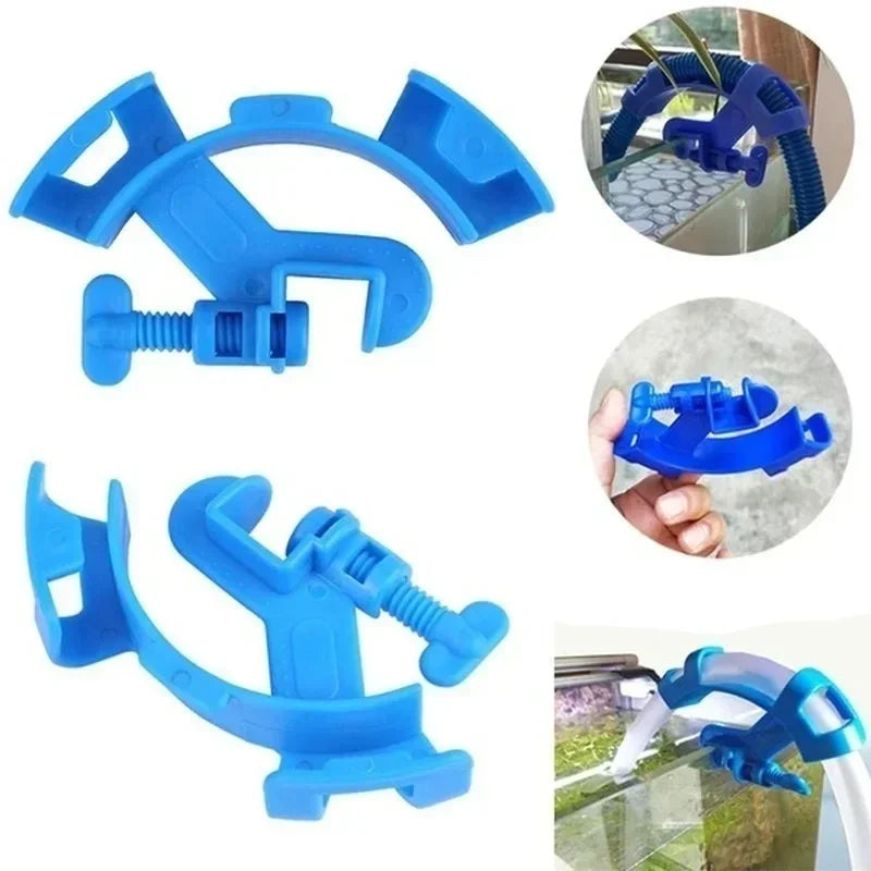 Water Pipe Connection Fixing Bracket | Secure Fish Tank Water Change Pipe Holder for Aquariums