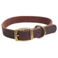 Leather Dog Collar with Heavy Duty Hardware