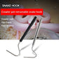 Telescopic Stainless Steel Snake Hook | Adjustable 17-67cm Reptile Handling Tool for Safe Snake Capture