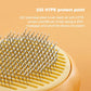 Self Cleaning Pet Grooming Comb for Cats and Dogs | Hair Removal and Shedding Brush with Massaging Features