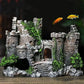 Aquarium Resin Castle Rockery | Creative Fish Tank Ornament for Natural Landscaping