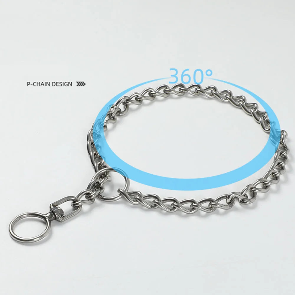 Stainless Steel P Chain Collar