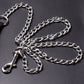 Heavy Duty Metal Chain Dog Leash with Padded Handle