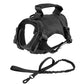 Adjustable Tactical Cat Harness with Leash | Small Dog Training and Walking Safety Vest with Handle Strap