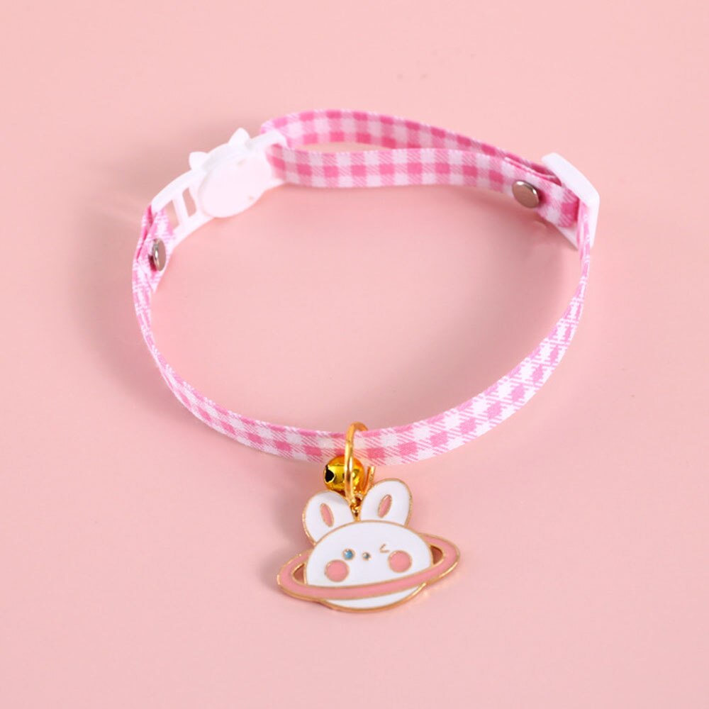 Adjustable Cat Necklace | Breakaway Bell Collar with Cute Pendant for Kittens and Small Dogs