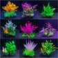 Plastic Aquarium Plants | Pollution-Free Simulated Aquatic Plants for Fish Tank Landscaping