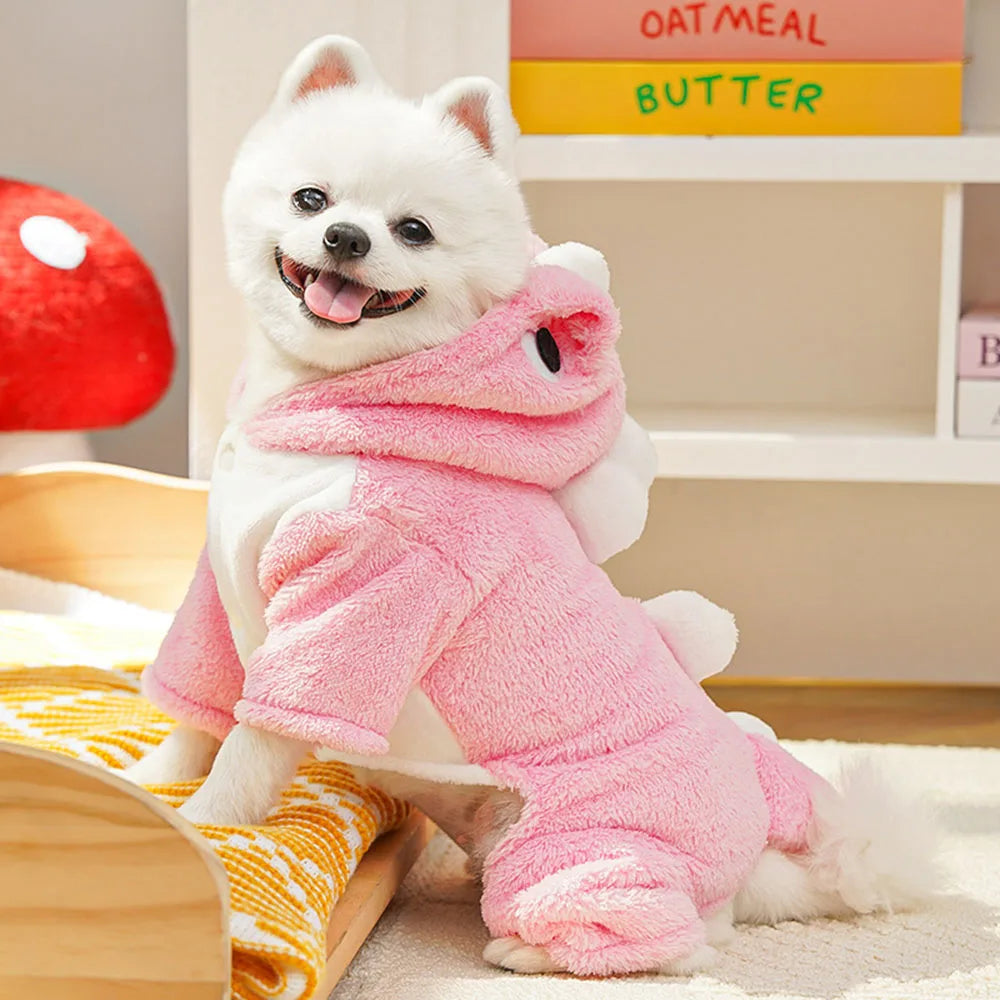 Pet Dog Fleece Costume Hoodie