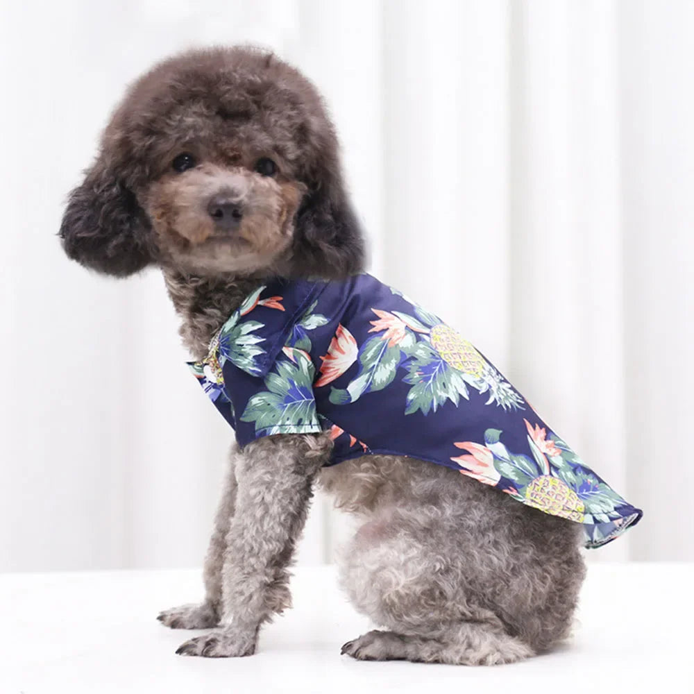 Dog Hawaiian Shirt for Small to Medium Pets