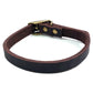 Leather Dog Collar with Heavy Duty Hardware