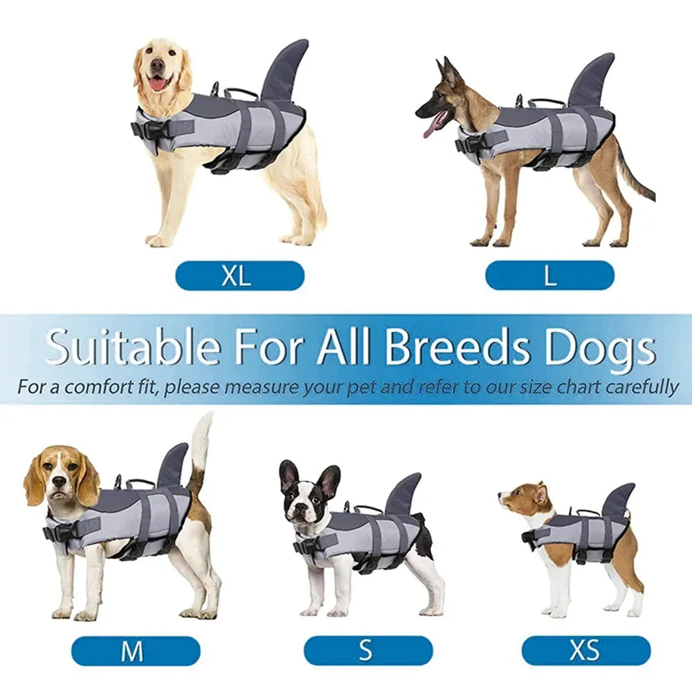 Dog Life Jacket | Shark & Fish Shaped Vests