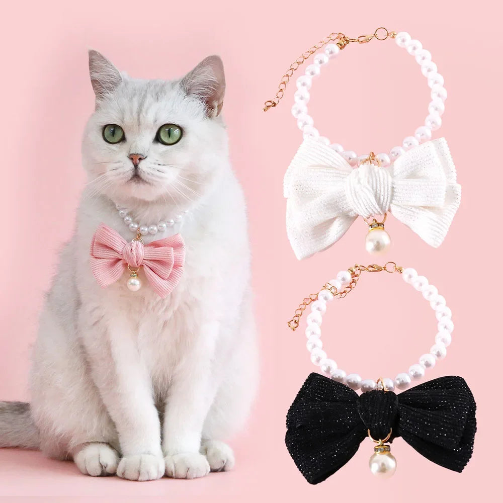 Pearl Necklace for Small Pets