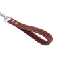 Heavy Duty Chain Dog Leash with PU Handle