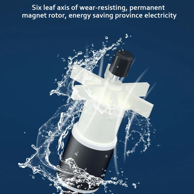 Three-in-One Submersible Oxygen and Filter Pump | Enhances Water Quality for Aquariums