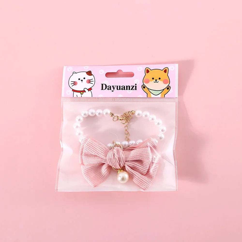 Pearl Necklace for Small Pets
