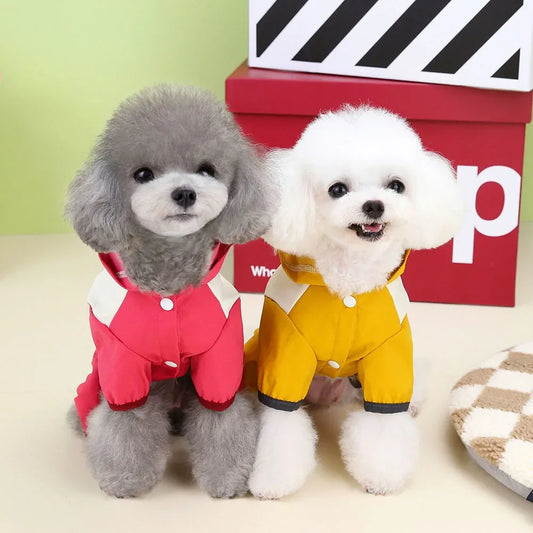 Waterproof Pet Raincoat with Hood