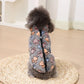 Winter Fleece Dog Jacket with D-ring