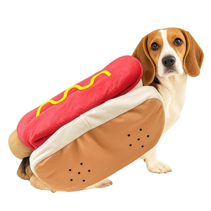 Halloween Hot Dog Pet Costume | XS-XL Available