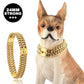 Gold & Silver Cuban Link Dog Collar